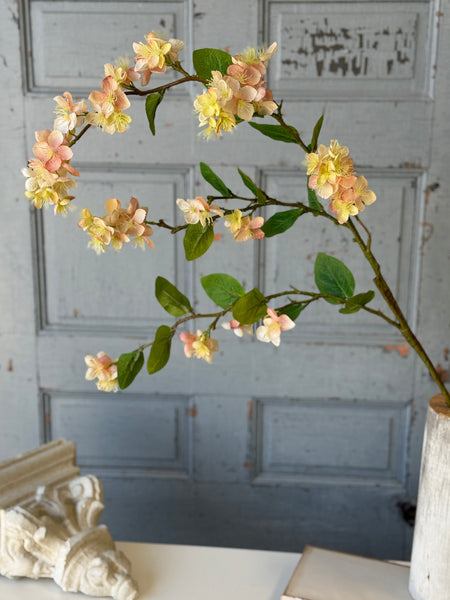 Lariat Blossom Spray | 47" | Peach | NOT CURRENTLY IN STOCK-New For Spring 2027!