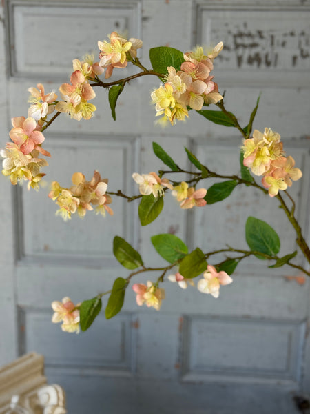 Lariat Blossom Spray | 47" | Peach | NOT CURRENTLY IN STOCK-New For Spring 2027!