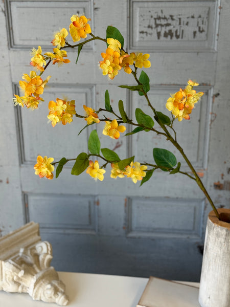 Lariat Blossom Spray | 47" | Yellow | NOT CURRENTLY IN STOCK-New For Spring 2027!