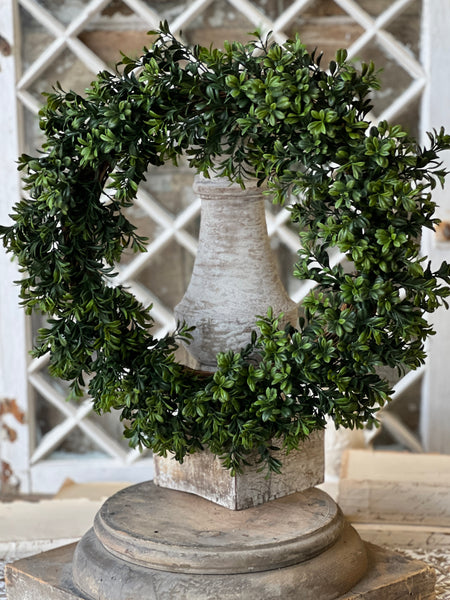 Galilee Boxwood Wreath | 18" | NOT CURRENTLY IN STOCK - ETA December
