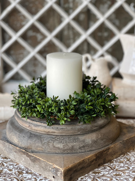 Galilee Boxwood Candle Ring | 11" | NOT CURRENTLY IN STOCK - ETA December