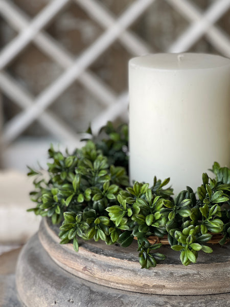 Galilee Boxwood Candle Ring | 11" | NOT CURRENTLY IN STOCK - ETA December