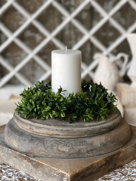 Galilee Boxwood Candle Ring | 9" | NOT CURRENTLY IN STOCK - ETA December