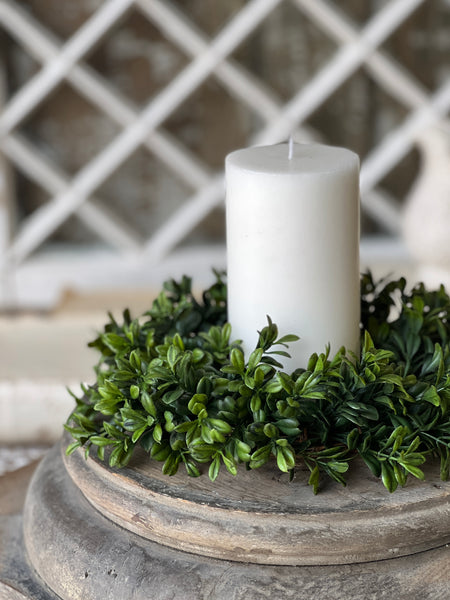 Galilee Boxwood Candle Ring | 9" | NOT CURRENTLY IN STOCK - ETA December