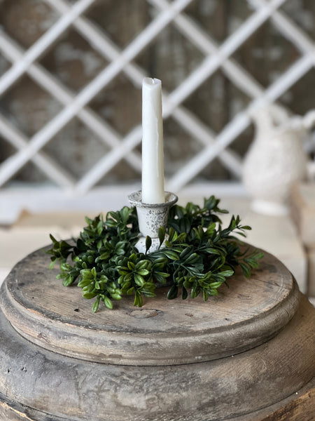 Galilee Boxwood Candle Ring | 6.5" | NOT CURRENTLY IN STOCK - ETA December