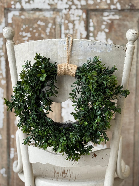 Galilee Boxwood Hanging Wreath | 12" | NOT CURRENTLY IN STOCK-New For Spring 2027!