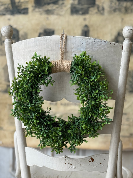 Lyric Boxwood Hanging Wreath | 11.5" | NOT CURRENTLY IN STOCK-New For Spring 2027!