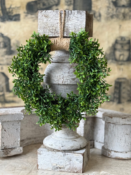 Lyric Boxwood Hanging Wreath | 11.5" | NOT CURRENTLY IN STOCK-New For Spring 2027!