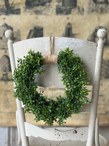 Lyric Boxwood Hanging Wreath | 11.5" | NOT CURRENTLY IN STOCK-New For Spring 2027!