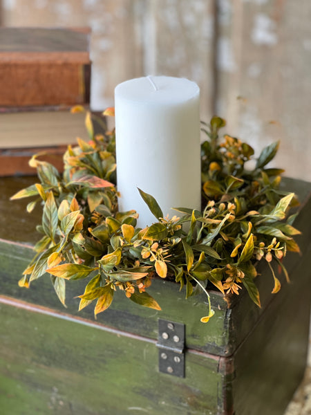 Burlington Leaves Candle Ring | 9" | SOLD OUT