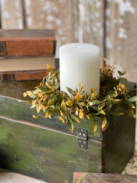 Burlington Leaves Candle Ring | 9" | SOLD OUT