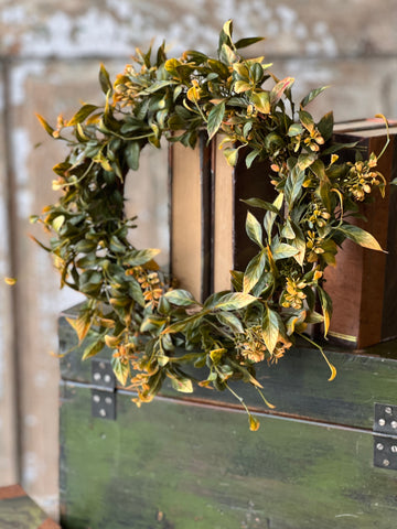 Burlington Leaves Candle Ring | 12" | Limited Stock - Last 24pcs! (Will be discontinued for Holiday 2026)