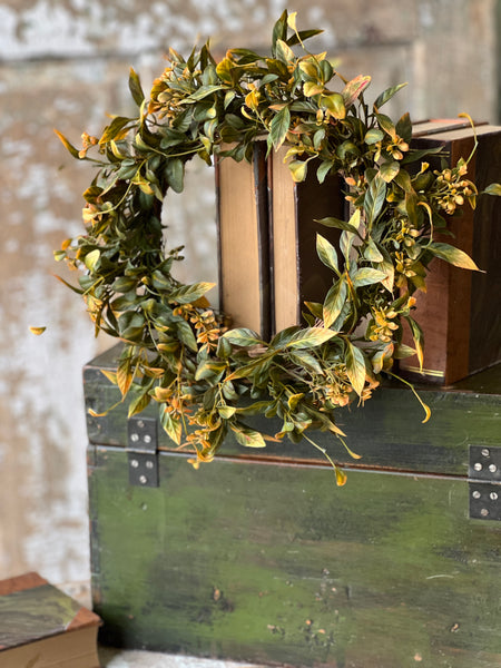 Burlington Leaves Candle Ring | 12" | Limited Stock - Last 24pcs! (Will be discontinued for Holiday 2026)