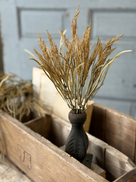 Wheaten Waves Bush | 13.5" | NOT CURRENTLY IN STOCK-New For Holiday 2026!