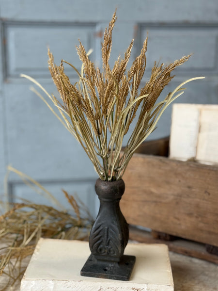 Wheaten Waves Bush | 13.5" | NOT CURRENTLY IN STOCK-New For Holiday 2026!