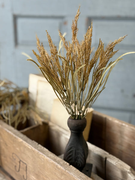 Wheaten Waves Bush | 13.5" | NOT CURRENTLY IN STOCK-New For Holiday 2026!