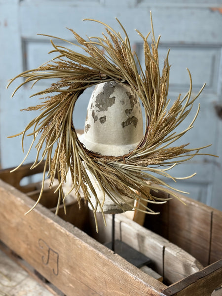 Wheaten Waves Candle Ring | 11" | NOT CURRENTLY IN STOCK-New For Holiday 2026!