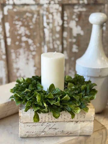 Dappled Leaves Candle Ring | 11.5" | NOT CURRENTLY IN STOCK-New For Spring 2027!