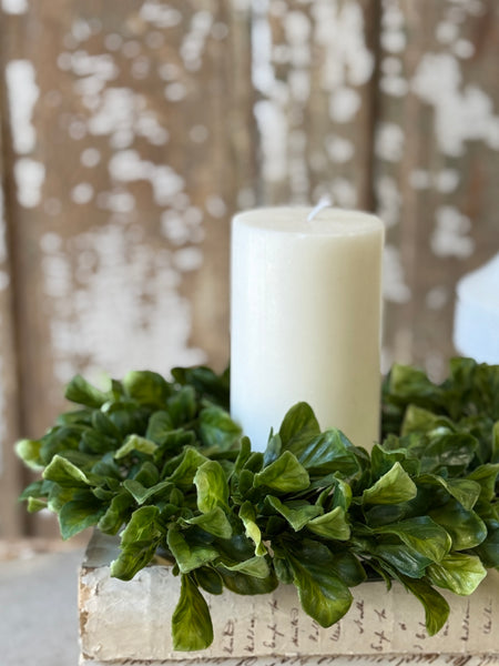 Dappled Leaves Candle Ring | 11.5" | NOT CURRENTLY IN STOCK-New For Spring 2027!