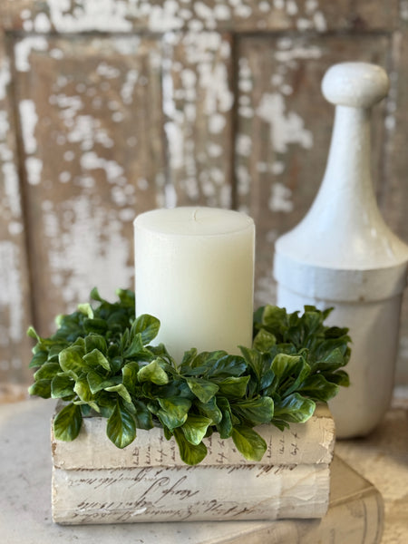 Dappled Leaves Candle Ring | 11.5" | NOT CURRENTLY IN STOCK-New For Spring 2027!