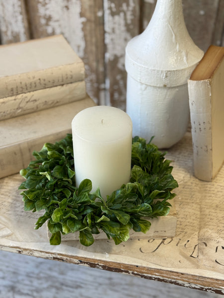Dappled Leaves Candle Ring | 11.5" | NOT CURRENTLY IN STOCK-New For Spring 2027!