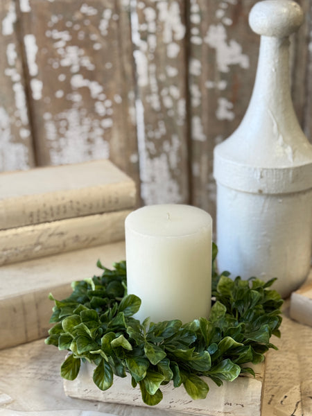 Dappled Leaves Candle Ring | 11.5" | NOT CURRENTLY IN STOCK-New For Spring 2027!
