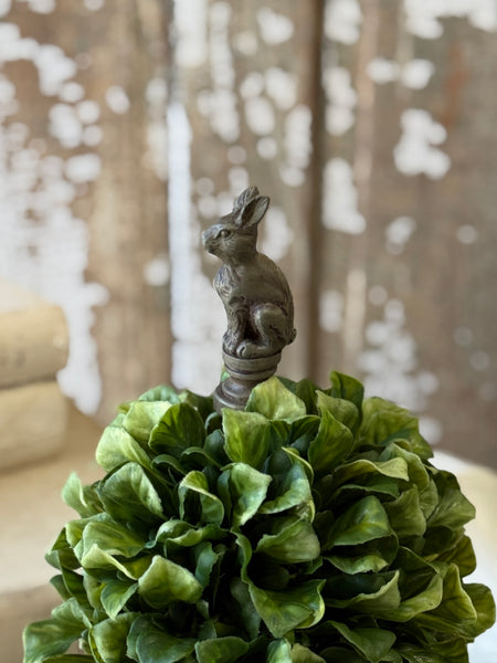 Dappled Leaves Topiary | 11" | Hare | NOT CURRENTLY IN STOCK-New For Spring 2027!