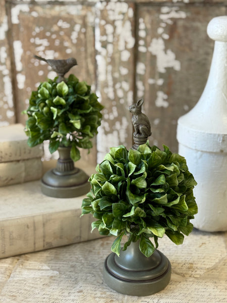 Dappled Leaves Topiary | 11" | Finch | NOT CURRENTLY IN STOCK-New For Spring 2027!