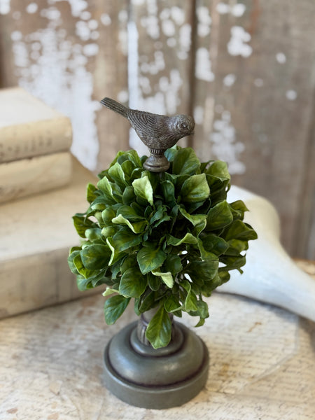 Dappled Leaves Topiary | 11" | Finch | NOT CURRENTLY IN STOCK-New For Spring 2027!