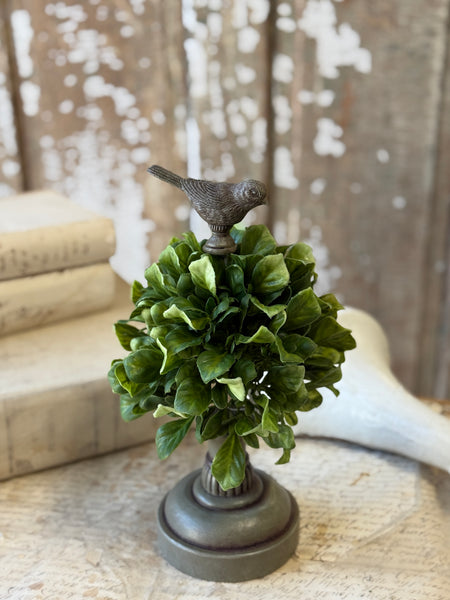 Dappled Leaves Topiary | 11" | Finch | NOT CURRENTLY IN STOCK-New For Spring 2027!