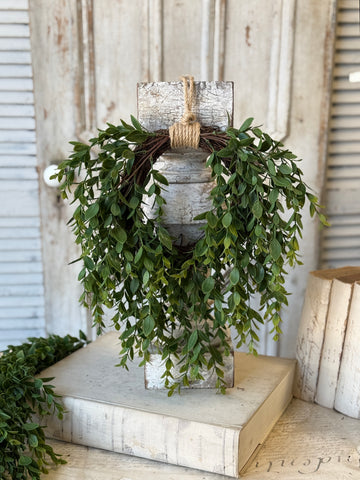 Hathaway Leaves Hanging Wreath | 16" | NOT CURRENTLY IN STOCK-New For Spring 2027!