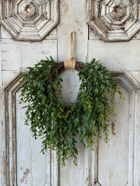 Hathaway Leaves Hanging Wreath | 16" | NOT CURRENTLY IN STOCK-New For Spring 2027!