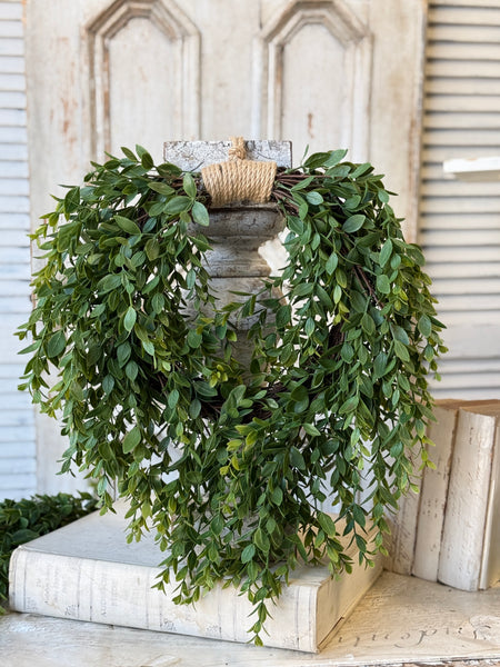 Hathaway Leaves Hanging Wreath | 20" | NOT CURRENTLY IN STOCK-New For Spring 2027!