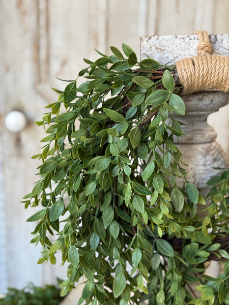 Hathaway Leaves Hanging Wreath | 20" | NOT CURRENTLY IN STOCK-New For Spring 2027!