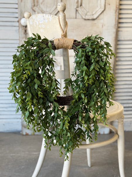 Hathaway Leaves Hanging Wreath | 20" | NOT CURRENTLY IN STOCK-New For Spring 2027!