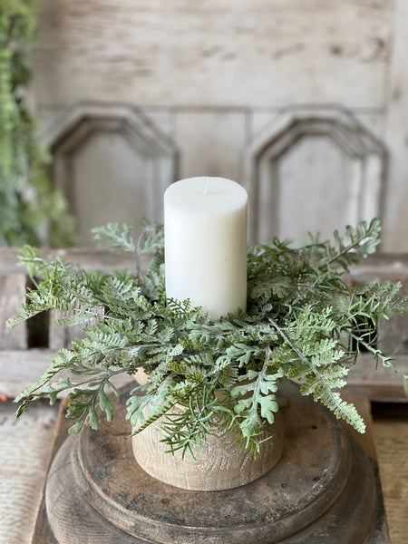 Understory Fern Candle Ring | 12" | NOT CURRENTLY IN STOCK-New For Spring 2026!