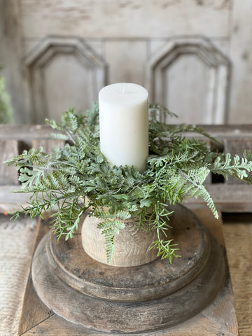 Understory Fern Candle Ring | 12" | NOT CURRENTLY IN STOCK-New For Spring 2026!