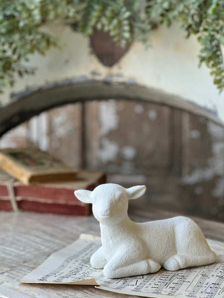 Shepherd's Rest Lamb | Sitting | NOT CURRENTLY IN STOCK-New For Spring 2026! | ETA December