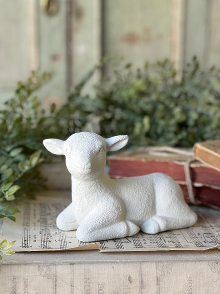 Shepherd's Rest Lamb | Sitting | NOT CURRENTLY IN STOCK-New For Spring 2026! | ETA December