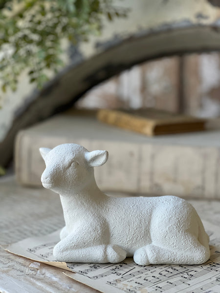 Shepherd's Rest Lamb | Sitting | NOT CURRENTLY IN STOCK-New For Spring 2026! | ETA December
