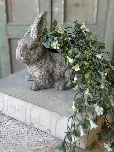 Bunny Bouquet Planter | 9.5" | Crouching | NOT CURRENTLY IN STOCK-New For Spring 2027!