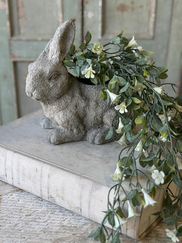 Bunny Bouquet Planter | 9.5" | Crouching | NOT CURRENTLY IN STOCK-New For Spring 2027!