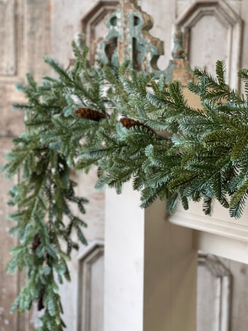 Evergreen Tapestry Garland | 6'