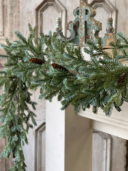 Evergreen Tapestry Garland | 6'