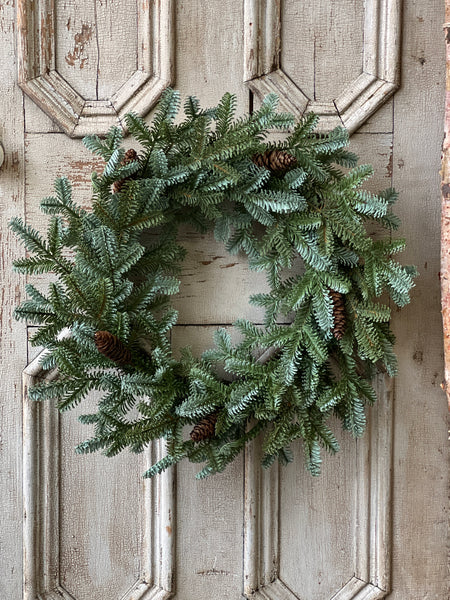 Evergreen Tapestry Wreath | 24"