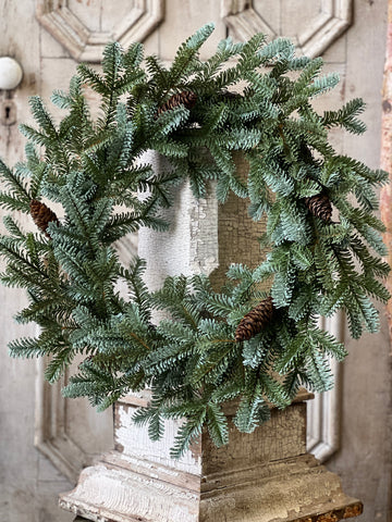 Evergreen Tapestry Wreath | 24"