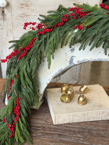 Cinderberry Norfolk Garland | 6' | NOT CURRENTLY IN STOCK-New For Holiday 2026!