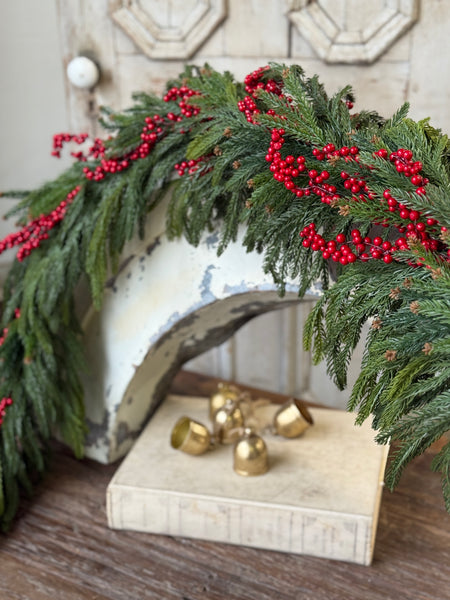 Cinderberry Norfolk Garland | 6' | NOT CURRENTLY IN STOCK-New For Holiday 2026!