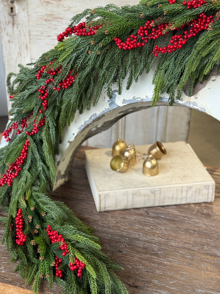 Cinderberry Norfolk Garland | 6' | NOT CURRENTLY IN STOCK-New For Holiday 2026!