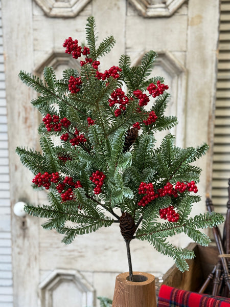 Scarletton Spruce Spray | 37" | NOT CURRENTLY IN STOCK-New For Holiday 2026!